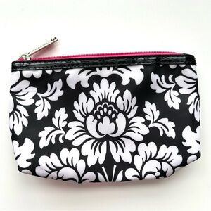 🆕 Modella Black, White and Pink Cosmetic Bag Case Pouch